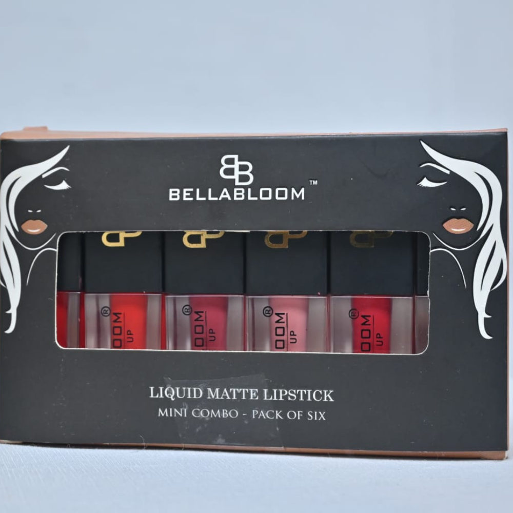 Bellabloom Matte Lipstick Combo Pack of 6