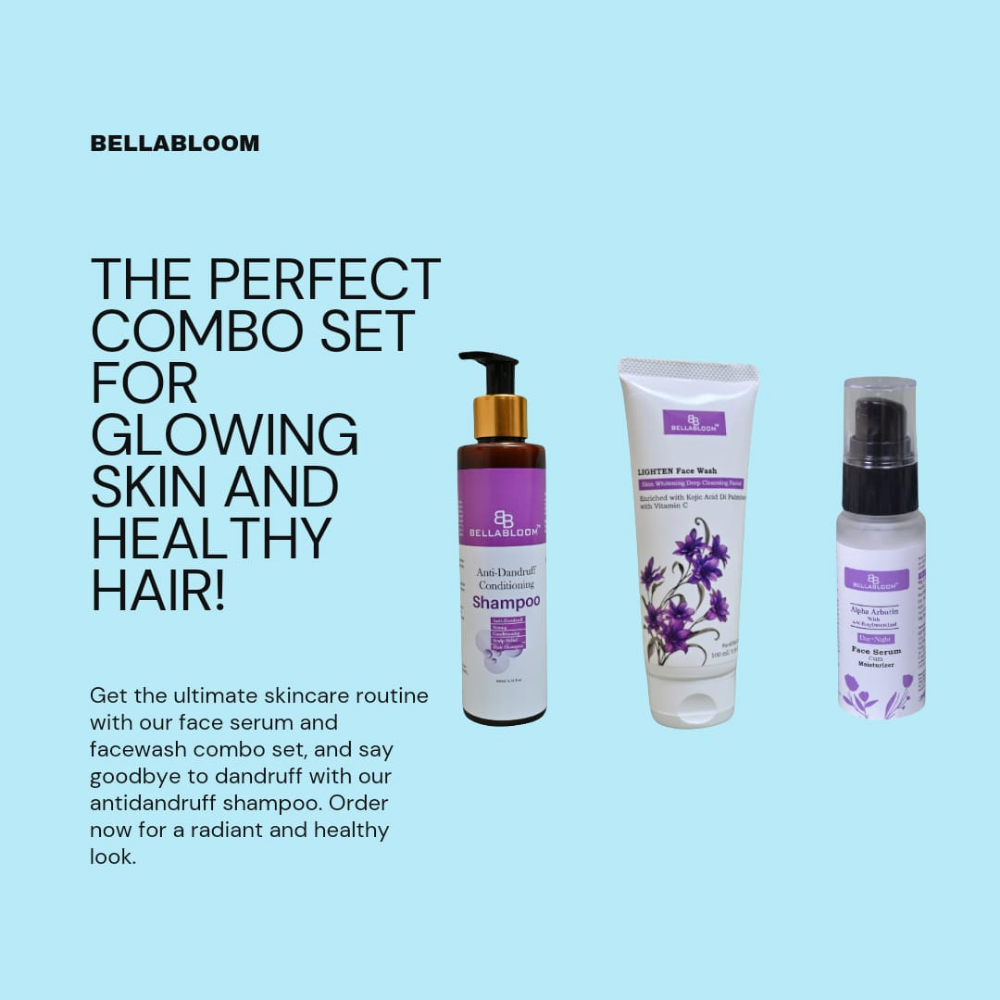 Skincare and Haircare Combo pack of 3